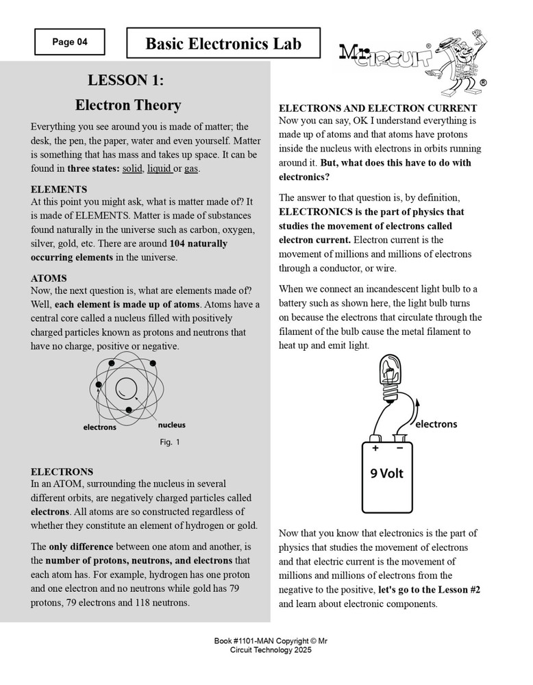 MC1-WS-01 Mr Circuit Basic Electronics Learning Workshop