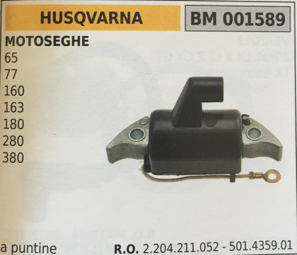 HUSQVARNA BM001589 Pin Coil