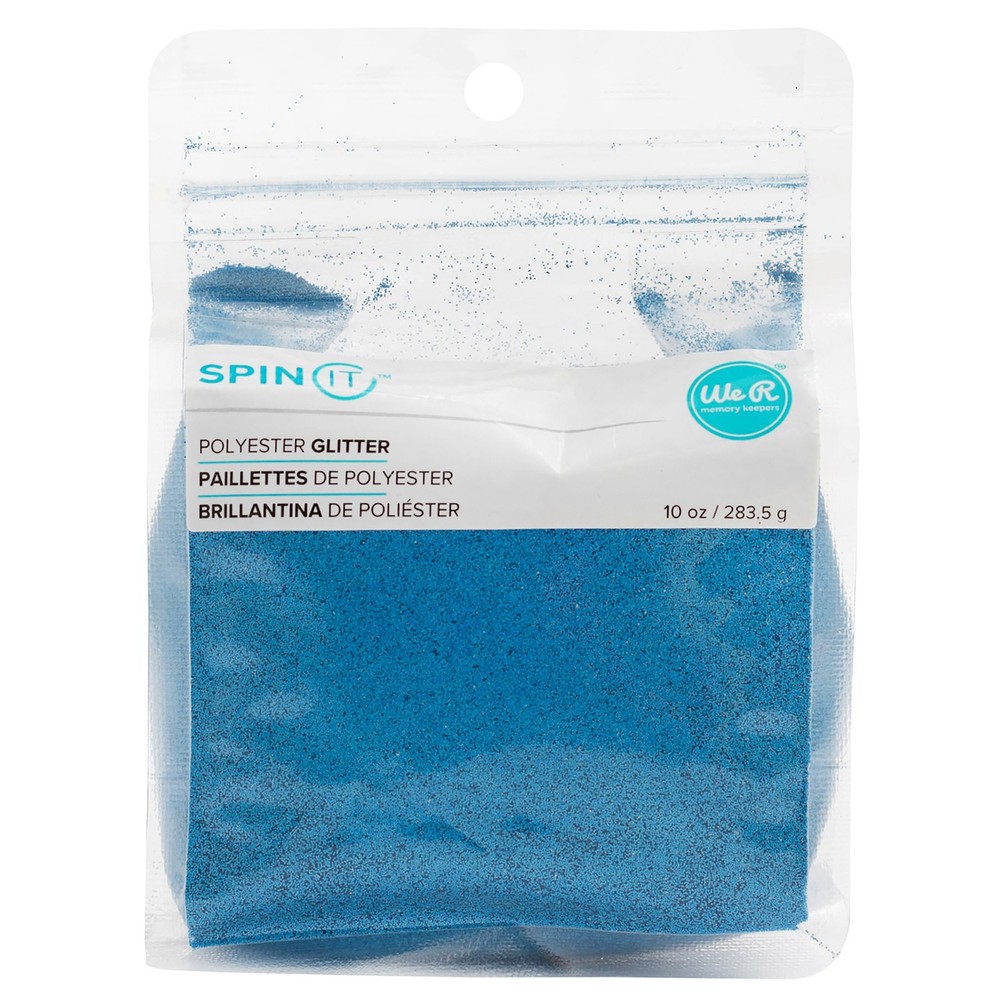 We R Spin It Fine Glitter 10oz-Mermaid Blue