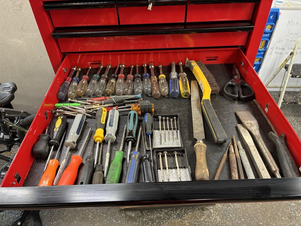 Brand New General Tool Box Tool Chest With Tools