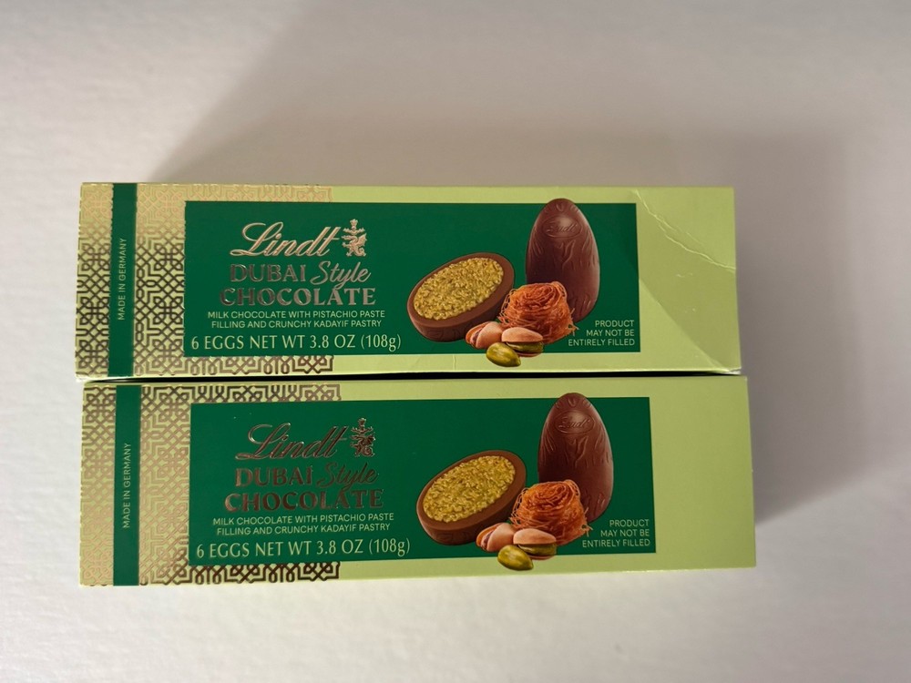 Lindt Dubai Style Milk Chocolate Easter Eggs