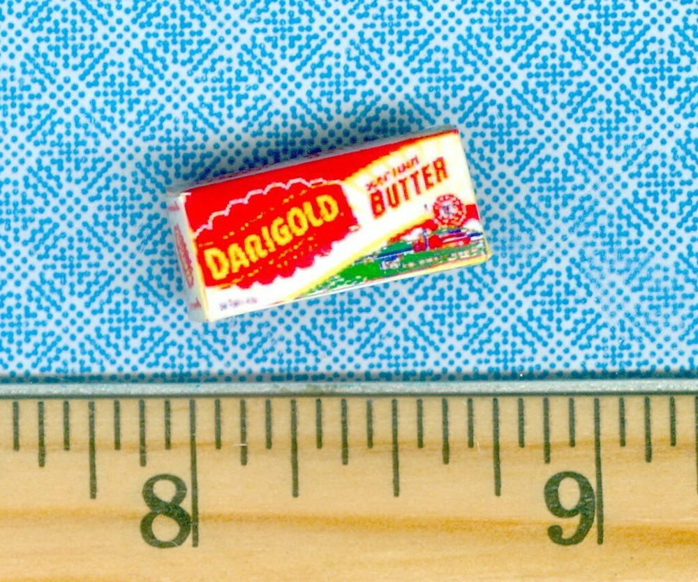 Dollhouse Miniature Size Butter  Box  # 2