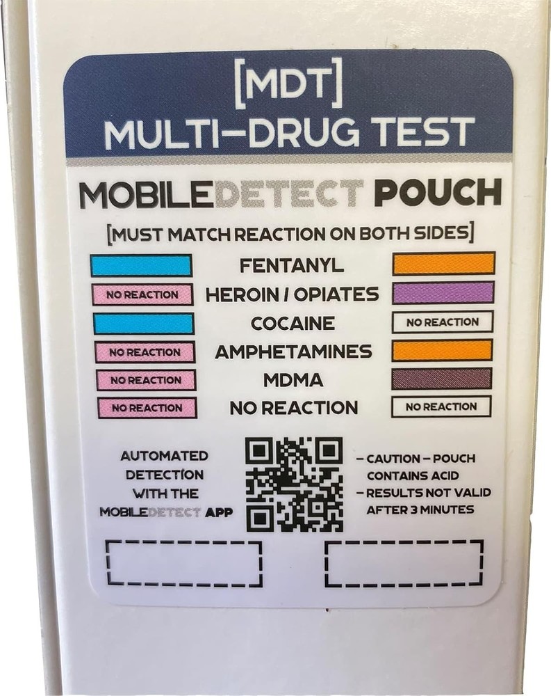 Discreet Surface Drug Detection Kit with Mobile App Integration for Fast Results