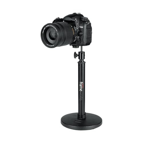 Gator Frameworks Camera Mount Mic Stand Adapter with Ball-and-Socket Black