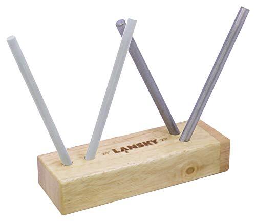 Diamond Ceramic Turn Box, 2-Stage Knife Sharpening System Features A Hardwood Tu