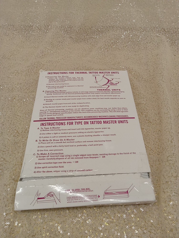 Tattoo Transfer Paper