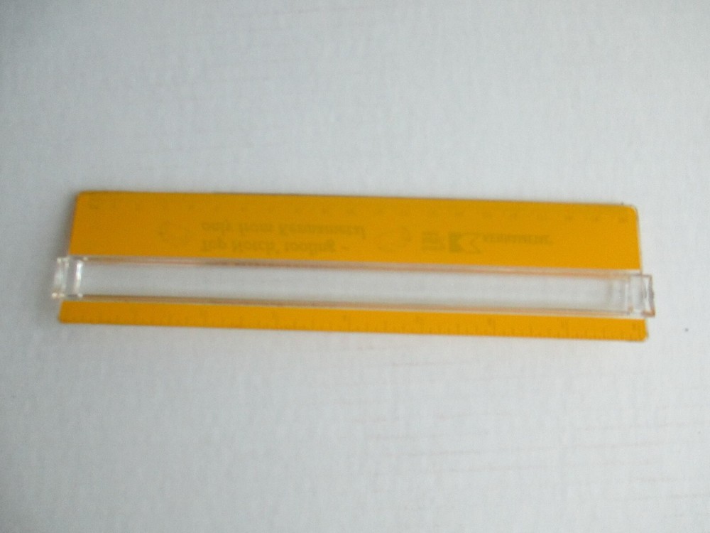 Vintage Kennametal Tooling 8" Ruler Magnifying Scale 20cm B63