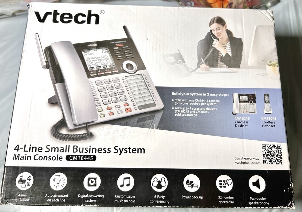 VTech Small Business System CM18445 4-Line