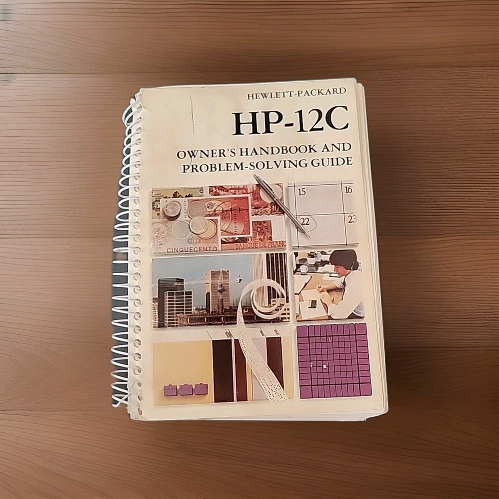 HP-12C  Owner’s Handbook And Problem-Solving Guide Hewlett-Packard Calculator