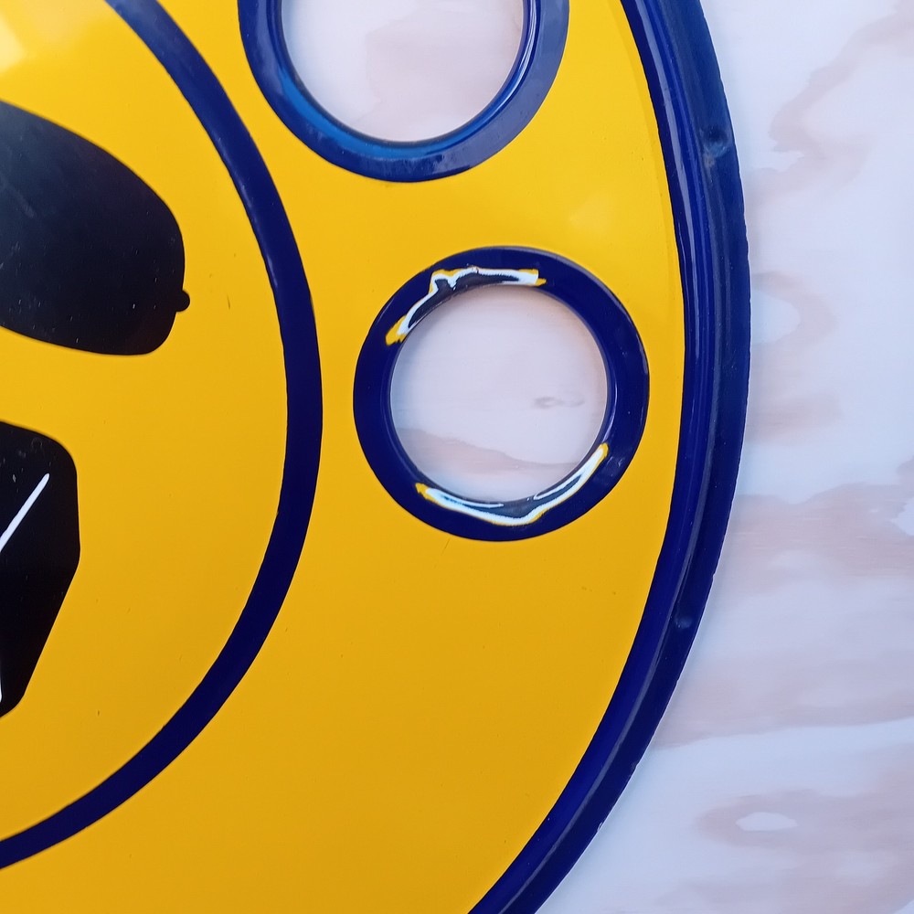 68cm Enamel Phone Sign