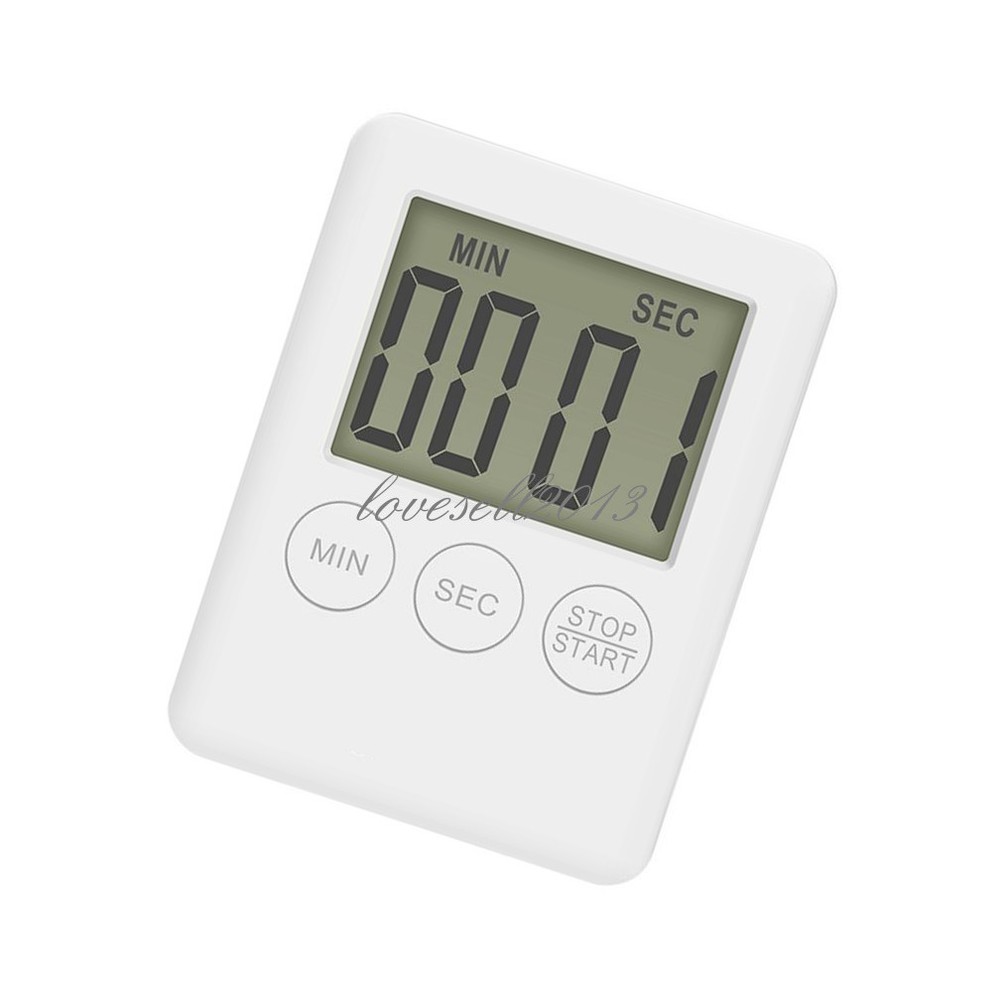 LCD Digital Large Kitchen Cooking Timer Count-Down Up Clock Loud Alarm Magnetic