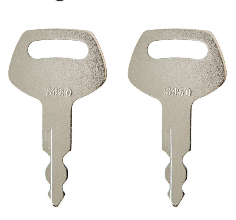 (2) Case Linkbelt and Sumitomo Excavator Ignition Keys S450