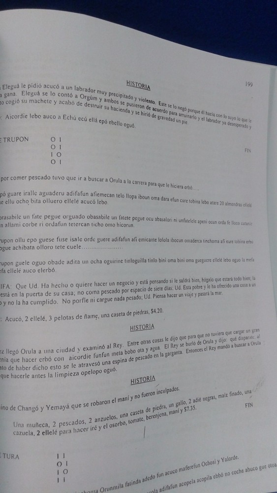 Libro DICE IFA Religion Yoruba Ifa