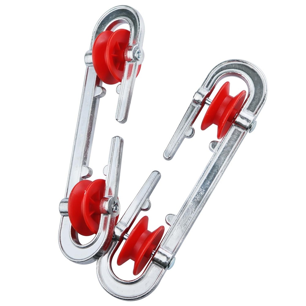 2 Pack Clothesline Spreader，Plastic Aluminum Clothesline Separator Spread