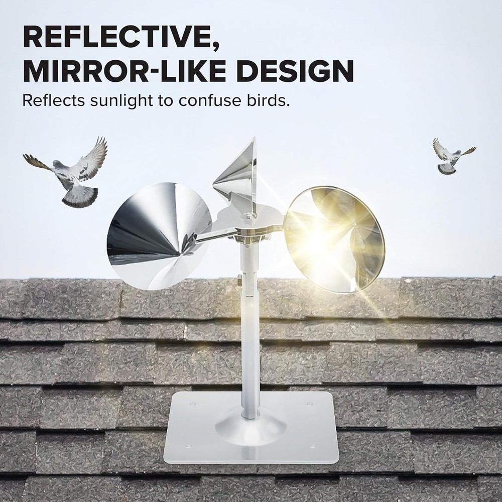 Reflect-A-Bird Spinning Deterrent - Repels Birds