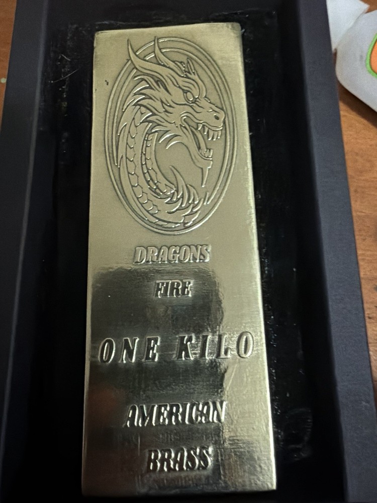 Brass Bar Ingot Dragon