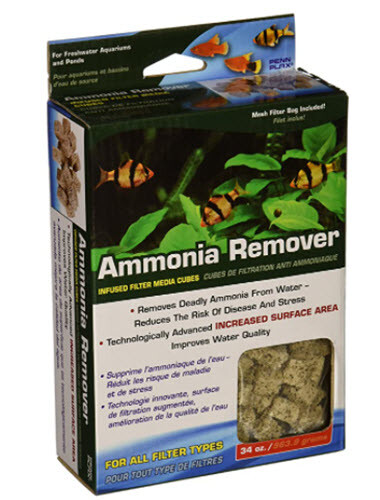 PENN PLAX AMMONIA REMOVER INFUSED FILTER MEDIA CUBES