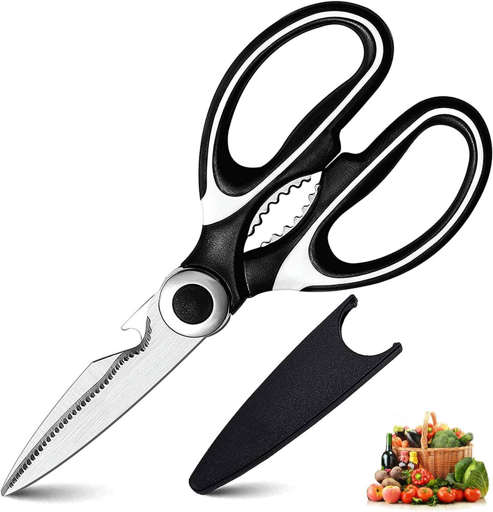 Kitchen Shears,Multifunctional Heavy Duty Kitchen Scissors - Ultra Sharp Stainle