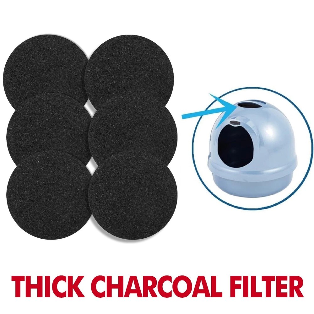Thickened & Durable Activated Charcoal Filters – Neutralizes & Eliminates Odors