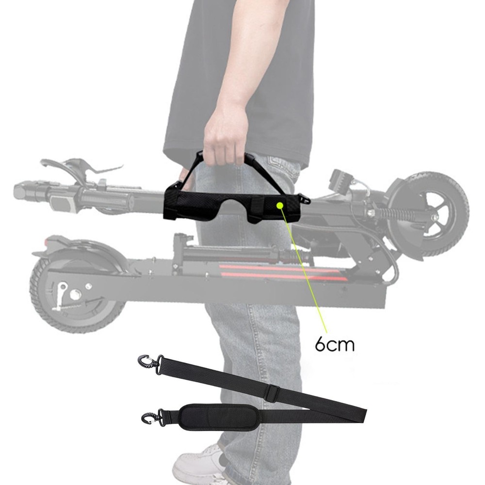 Folding Bike Carry Handle and Shoulder Strap Practical