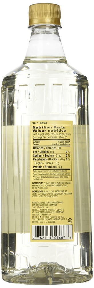 Starbucks Classic Syrup 1-L.