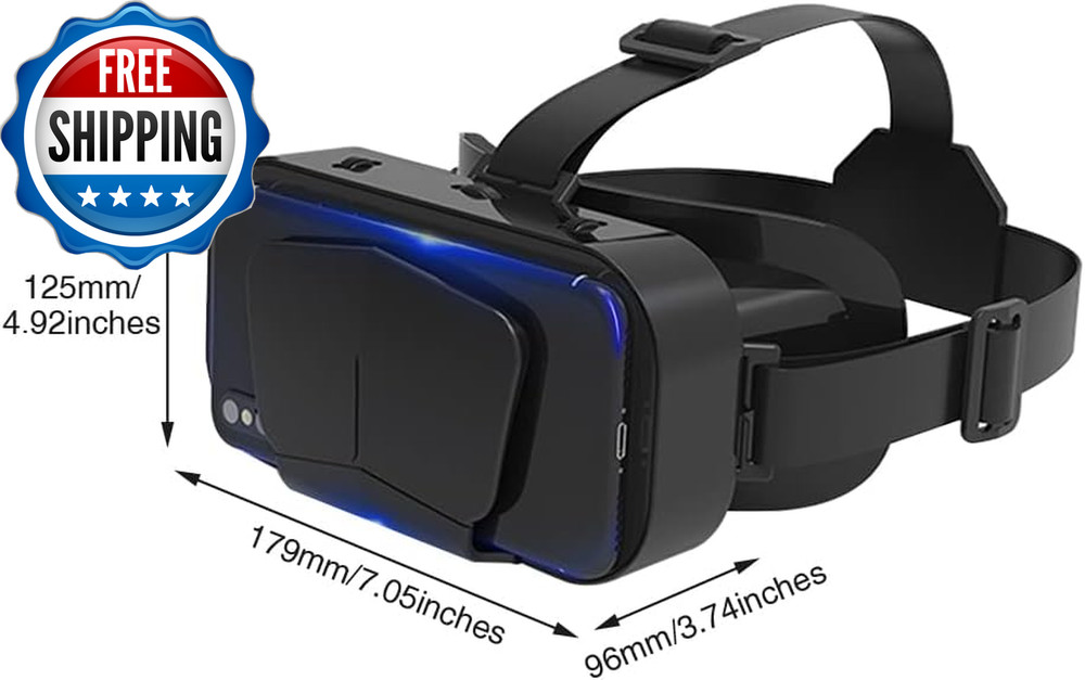 VR Headset 3D VR Glasses Universal Virtual Reality Goggles Support 360°Panorama