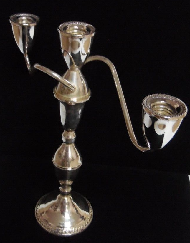 DUCHIN CREATION STERLING CANDELABRUM (2 sold separate)