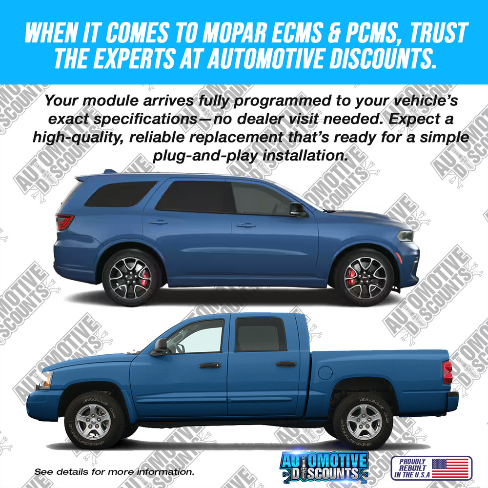 2001 Dodge Durango 4.7L AT Engine Computer ECU PCM ECM Programmed