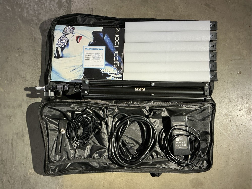 Great Video Maker 90W LED Video Light It with Light Stand & Book, No Ring Light