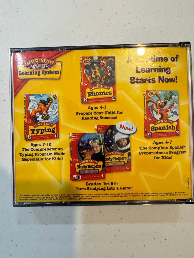 JumpStart Advanced 1st Grade PC Game Educational Software Windows Mac CD-ROM
