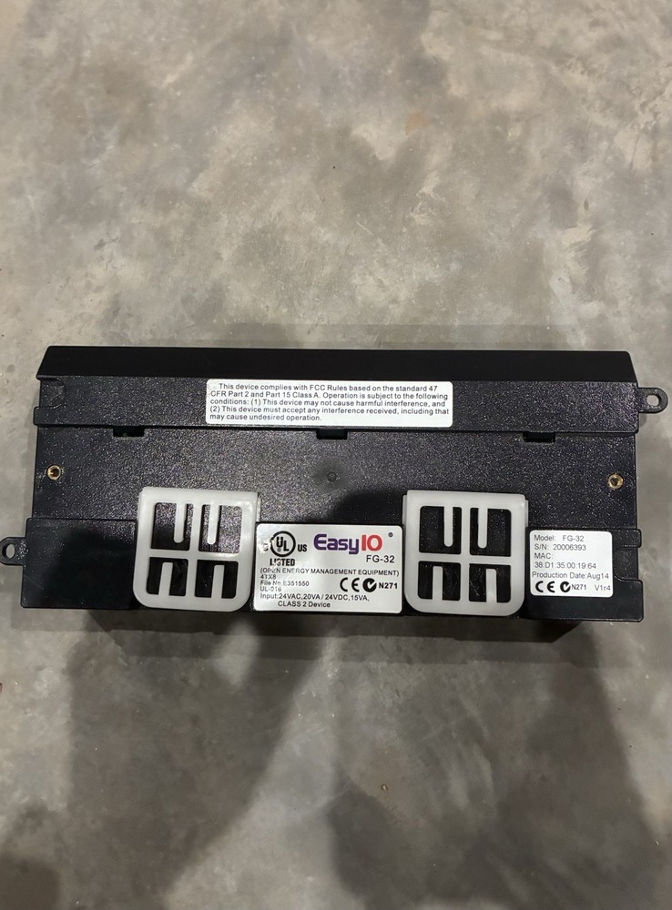 Automated integrated (EasyIO) FG-32 Controller