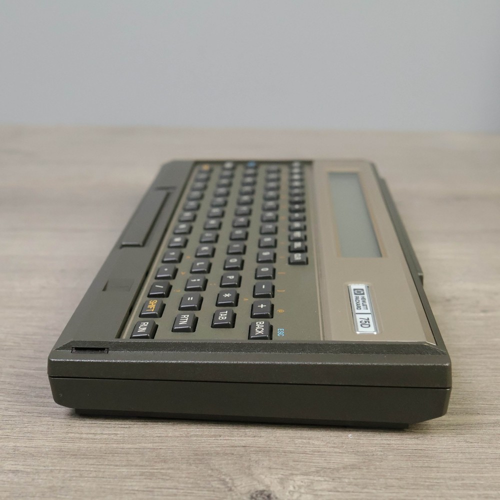 HP-75D Handheld Computer VTG Hewlett Packard EXCELLENT In Box Complete Bundle