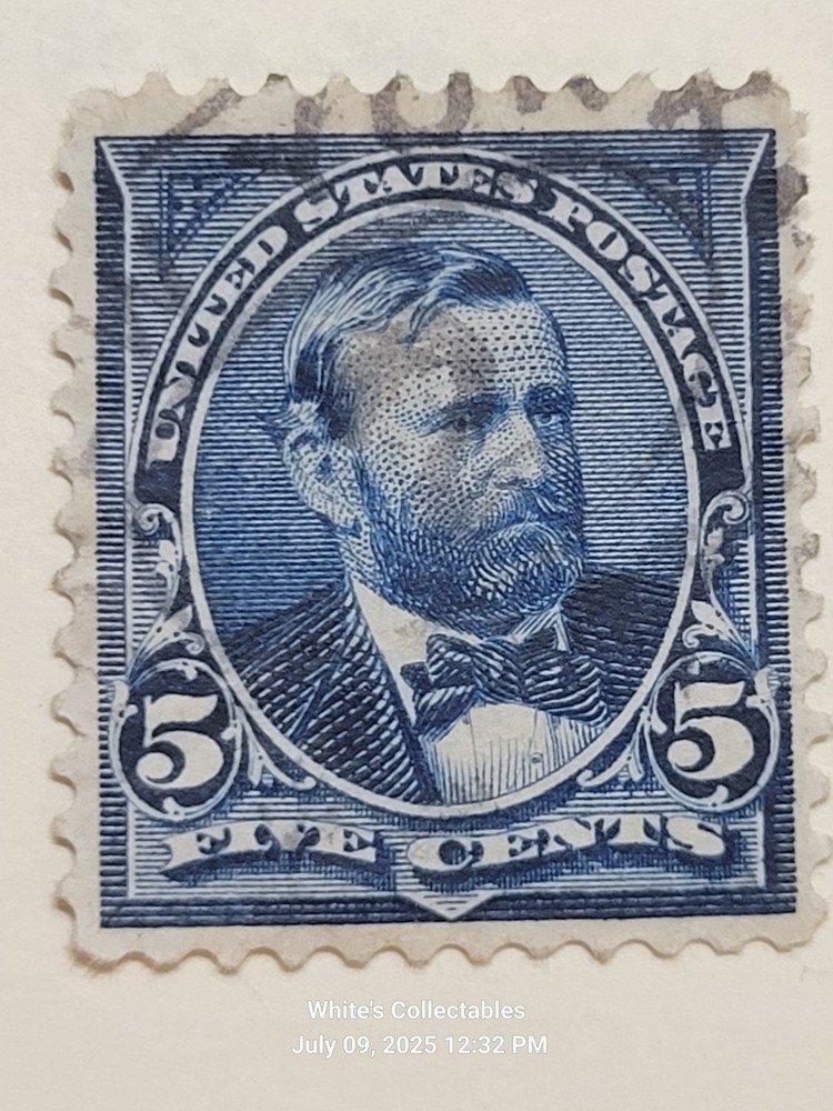 Scott # 281 5c Grant 1898 Used Fine Centering