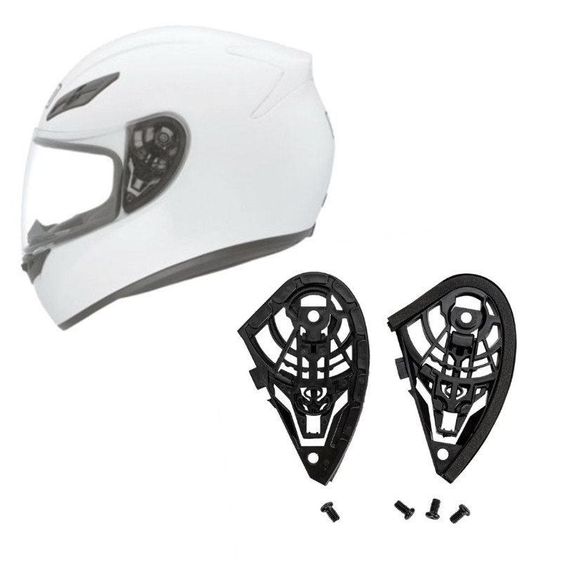 Replacement Face Shield Windshield Visors Base with Screw for K3 K4 Visors Base