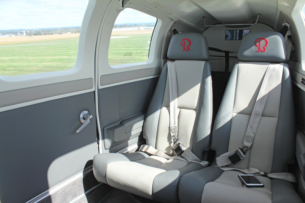 Beechcraft Model 18 or Twin Beech leather interior