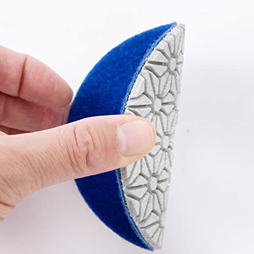 4" Diamond Polishing Pads 3 Step High Efficiency Abrasive Disc for 3 Steps