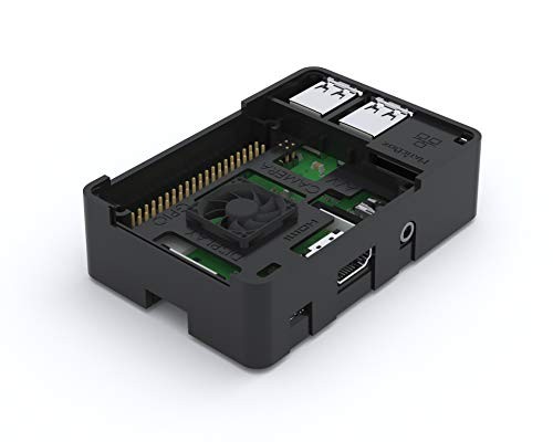 Case for Raspberry Pi 3 / Pi 2 / Tinker Board – Low Profile, Stackable, Black