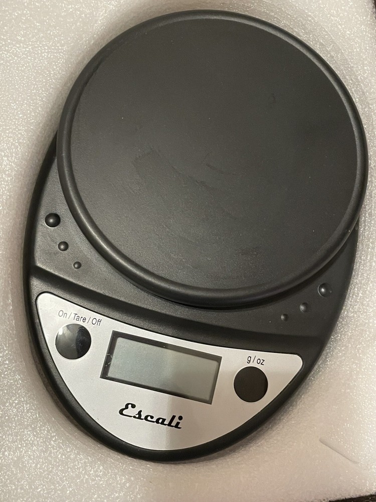 Escali Primo Digital Kitchen Office Scale Up To 11 lbs Black