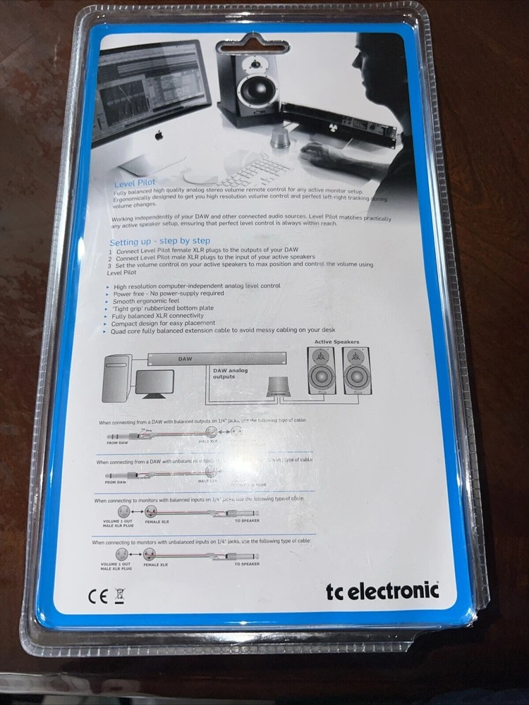 TC Electronic Level Pilot Volume Controller Analog Stereo