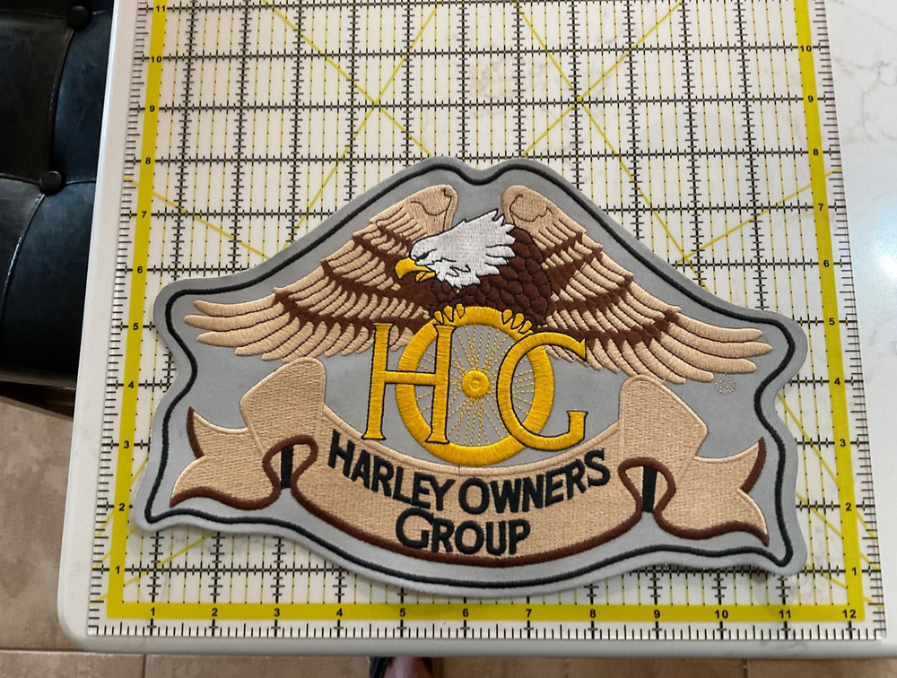HARLEY DAVIDSON OWNERS GROUP, REFLECTIVE NEVER USED/ VINTAGE