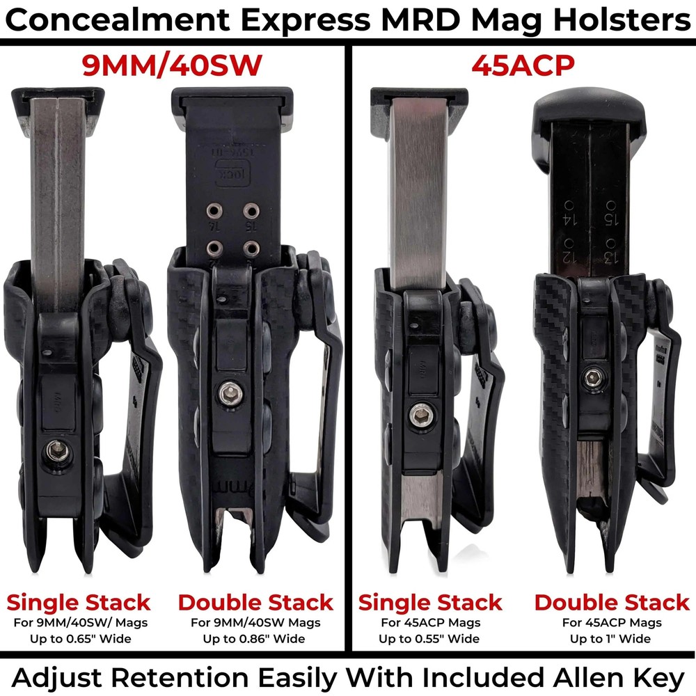 Magazine Holster (IWB/OWB - KYDEX) - Rounded Gear