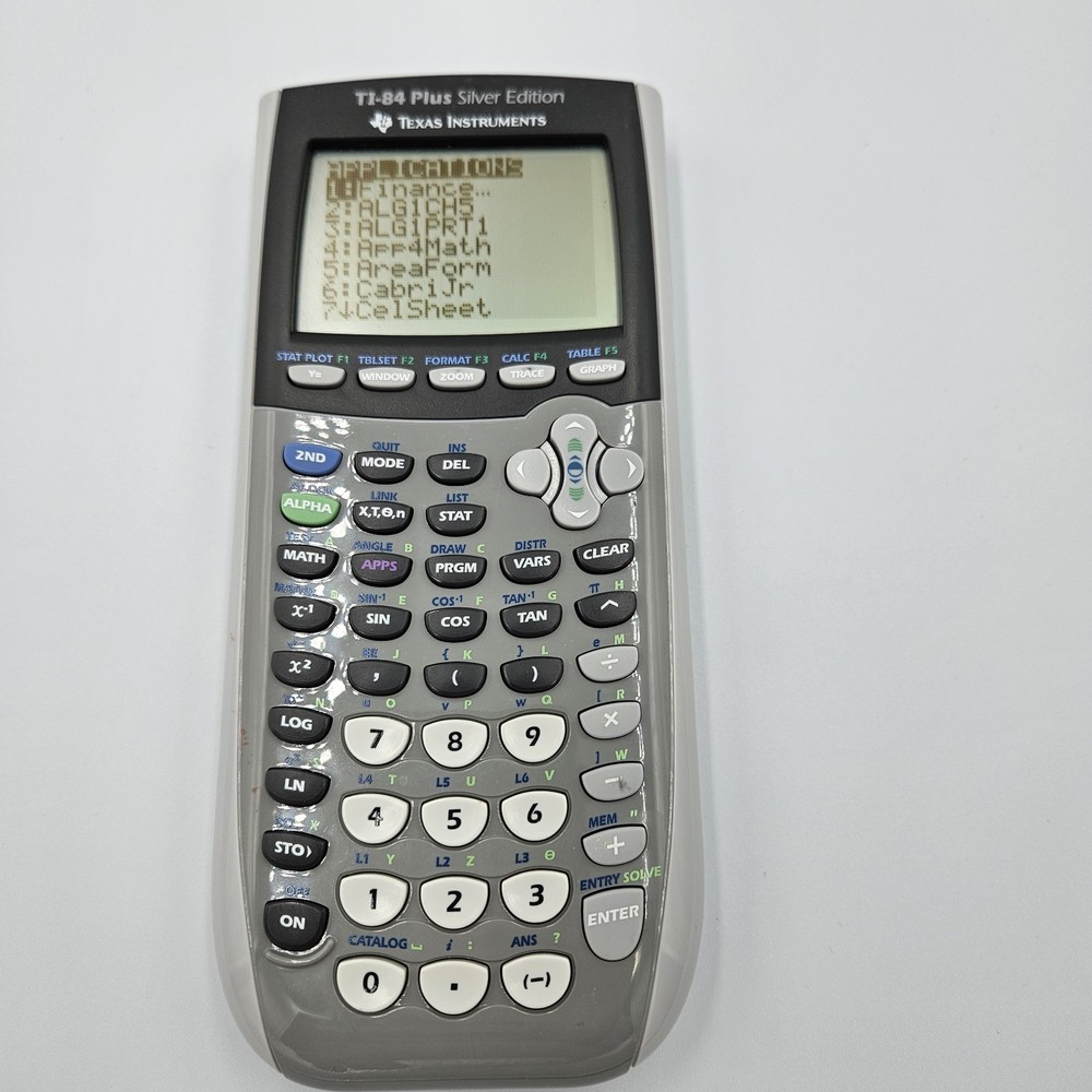 Texas Instruments TI-84 Plus Graphing Calculator Silver Edition