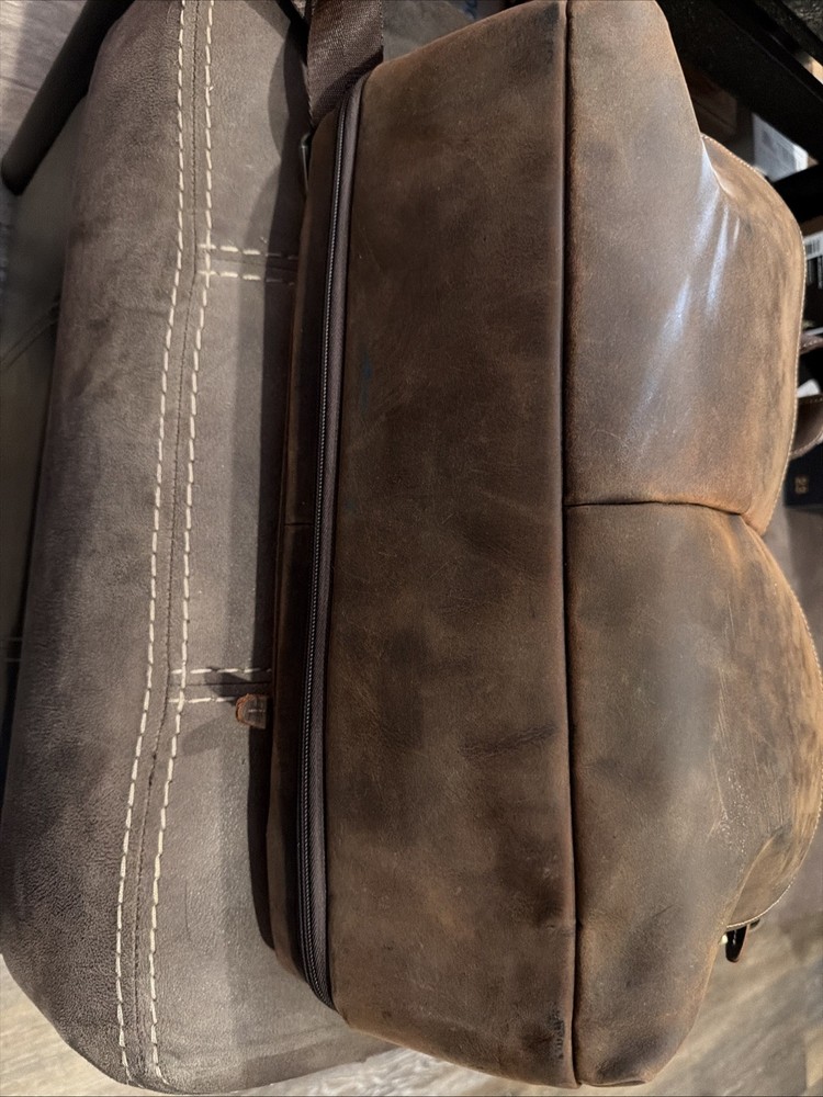 Tiding Leather Messenger Bag