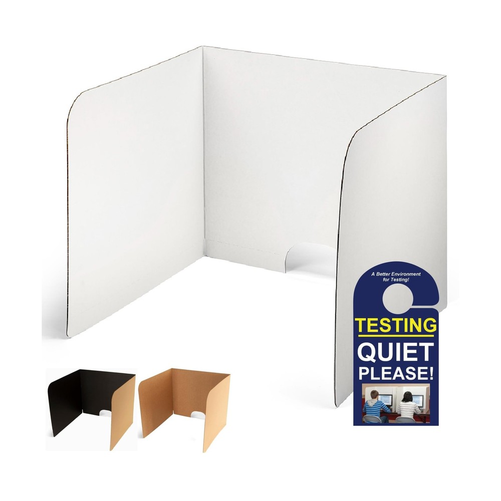 X-tra Large & Sturdy Premium™ Testing Privacy Shields - 24" Tall/20-Pack/W