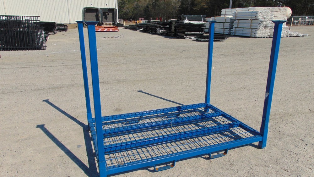 Steel Stackable Rack - 72" x 48" x 55" - Industrial Storage Shelf Warehouse