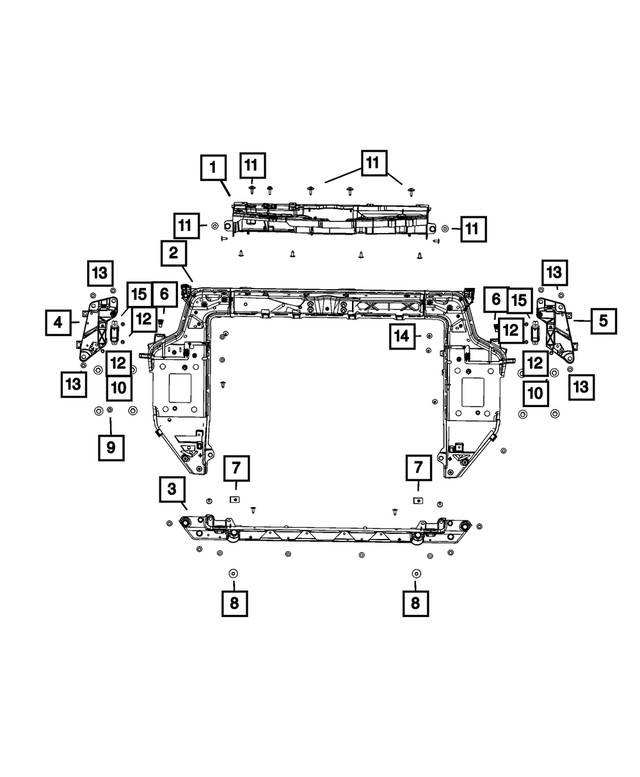 Genuine Mopar Hex Head Screw 6510768AA