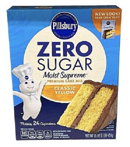 Pillsbury Moist Supreme Sugar Free Classic Yellow Cake Mix 2 Pack