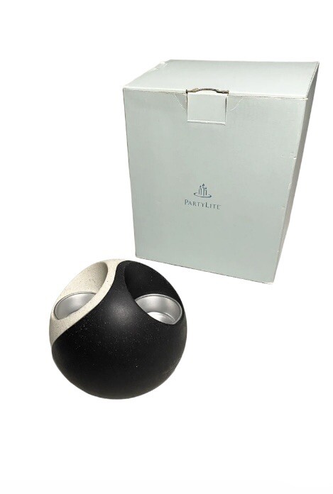 PartyLite Stone Puzzle Ying Yang Tea Light Holders