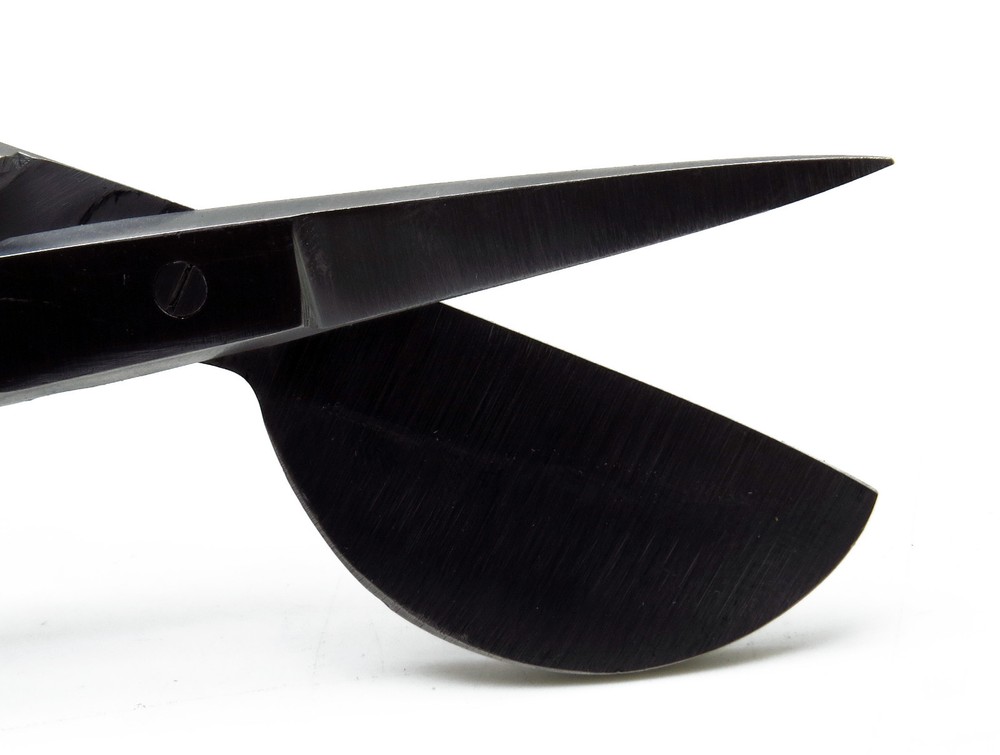 Duckbill Blue Scissors 6" Carpet Nipping Cutting Working Sharp End 2" New Tools