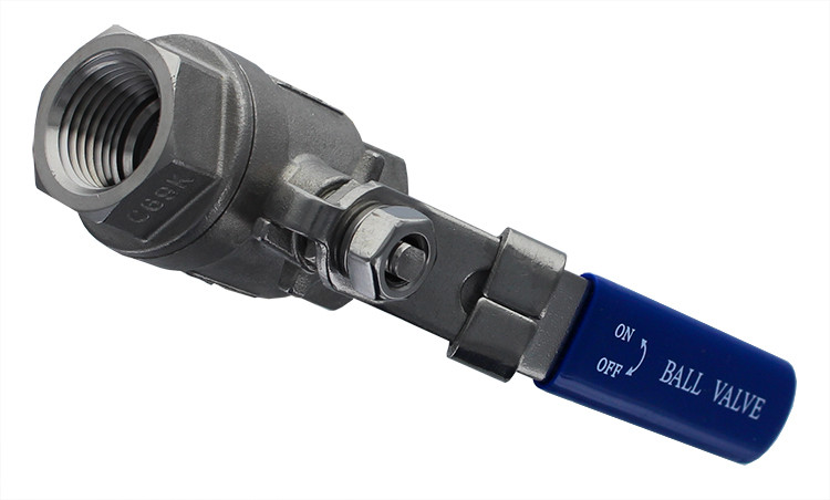 Two Piece Stainless Steel Ball Valve 1/2" NPT